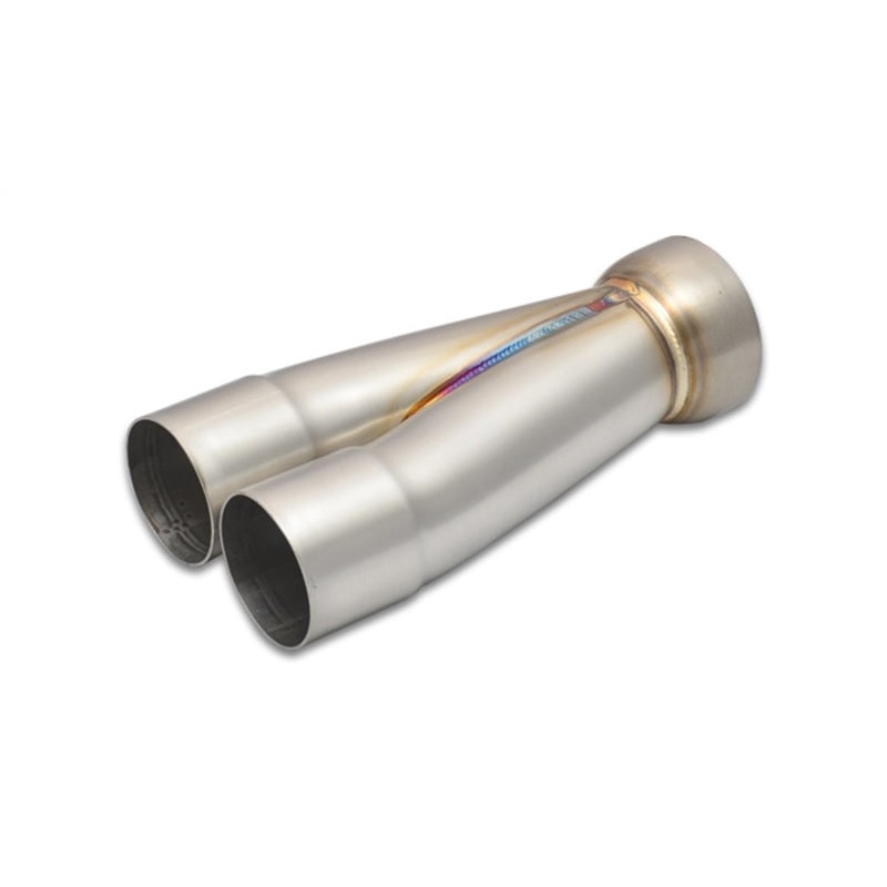 Vibrant 2-1 SS Merge Collectors (2-1/4in Inlet Slipover ID 3in Outlet OD) – Sold Individually