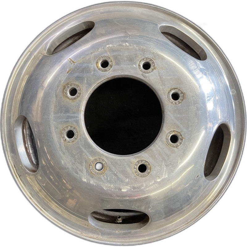 17″ FORD F350SD PICKUP 05-16 17×6.5 DRW 5 oval openings forged polished aluminum frt Original OEM Wheel Rim
