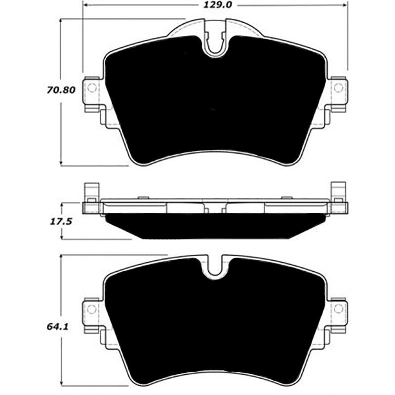 Porterfield Brake Pads for 2016 MINI Cooper S