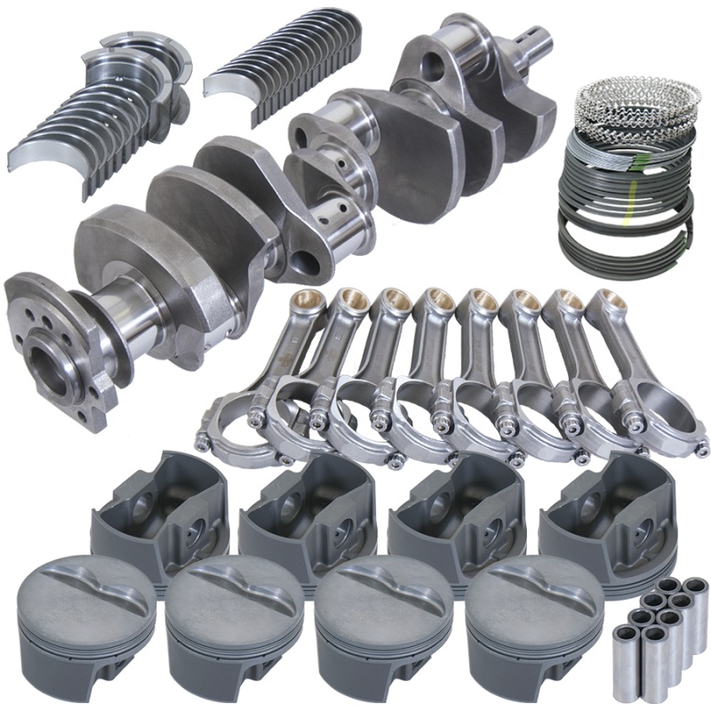 Eagle Chevy 350 3.750in Crank 5.700in I-Beam Rods -5cc Flat Top 4.040in Pistons Rotating Assembly