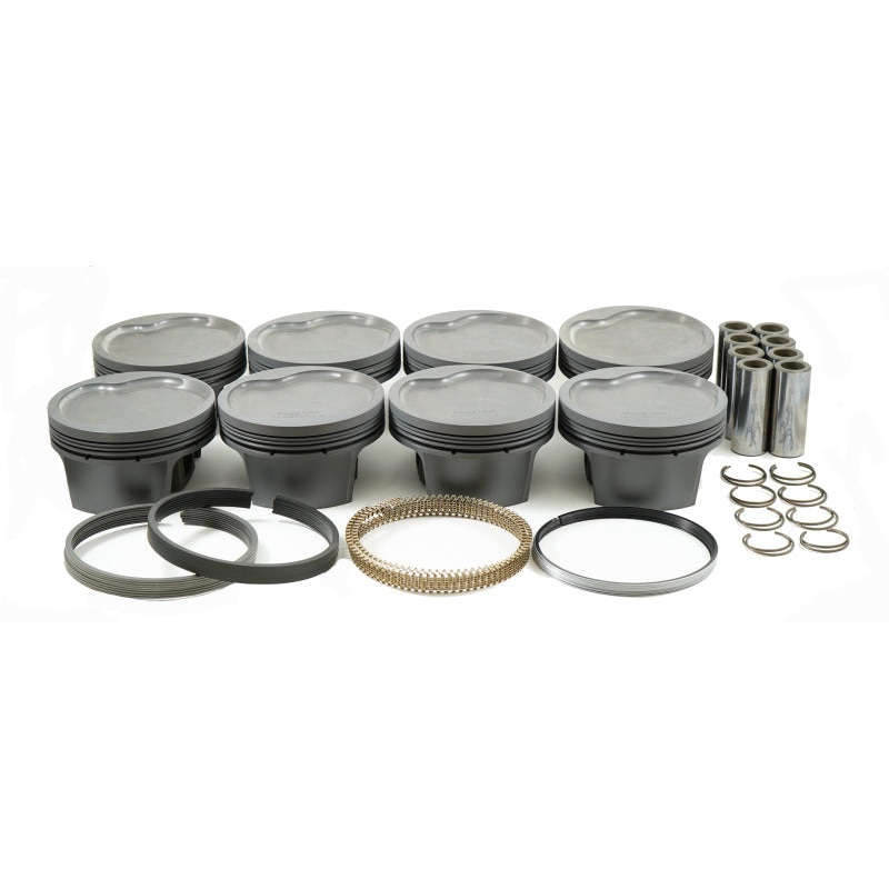 Mahle MS Piston Set Ford 533ci 4.44in Bore 4.3in Stroke 6.8in Rod 0.990 Pin -5.6cc 12.4CR – Set of 8