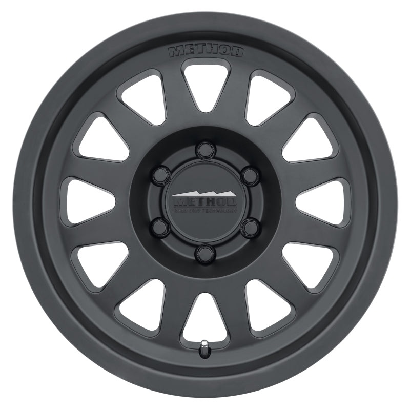 Method MR704 17×8.5 0mm Offset 5×5 71.5mm CB Matte Black Wheel