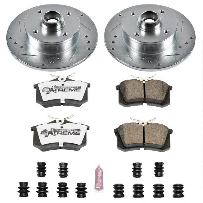 PowerStop Power Stop 90-92 Volkswagen Corrado Rear Z26 Street Warrior Brake Kit