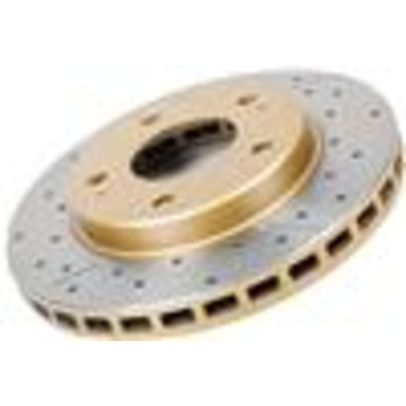 DBA 96-99 BMW 328i E36 (w/Solid Rear Rotor) Rear Drilled & Slotted Street Series Rotor