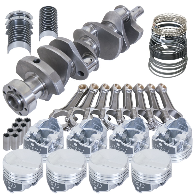 Eagle Chevy 454 1Pc 4.000in Crank 6.135in I-Beam Rods 25.5cc Dome 4.310in Pistons Rotating Assembly