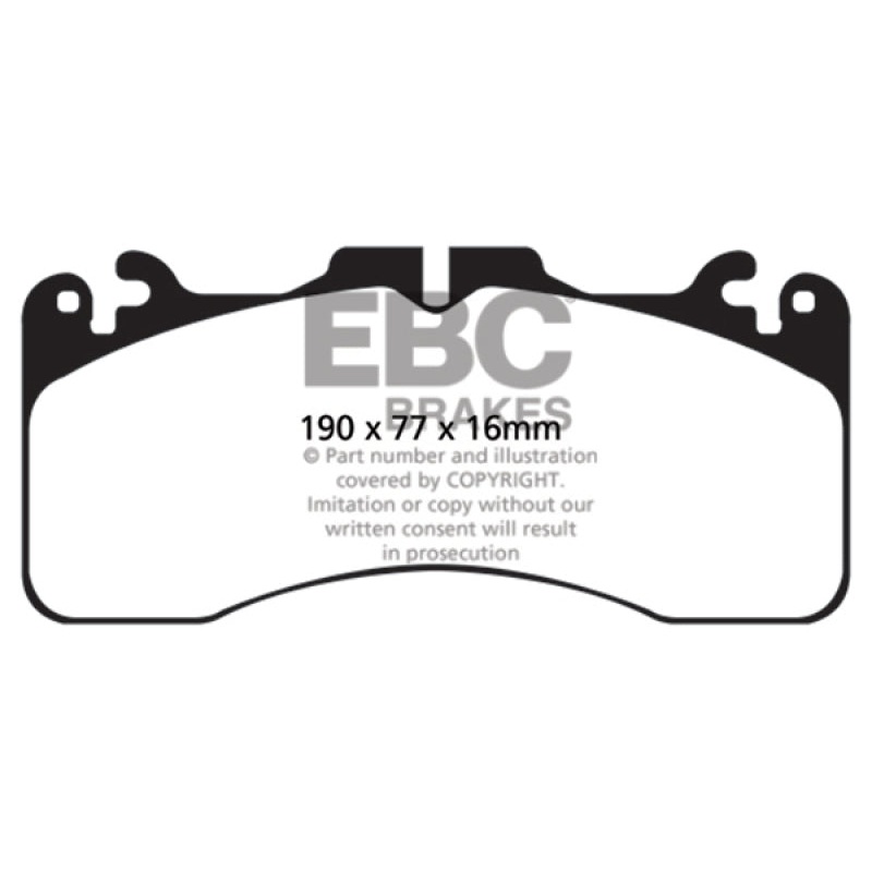 EBC 09+ Lexus LS460 4.6 Sport Redstuff Front Brake Pads