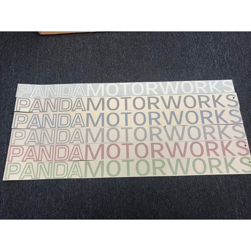Panda Motorworks Windshield Banner