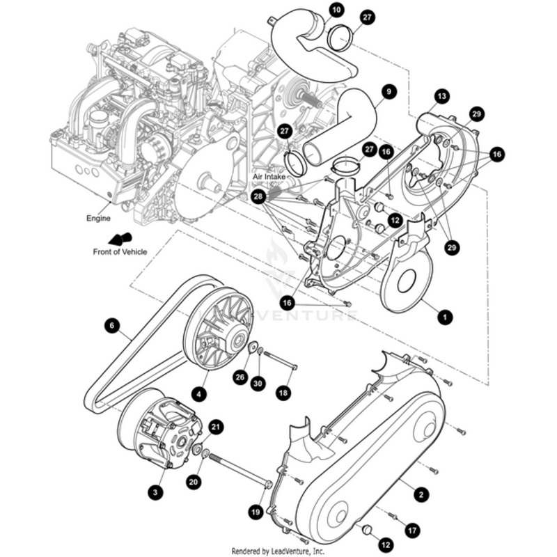 Secondary Clutch 80Hp by Arctic Cat