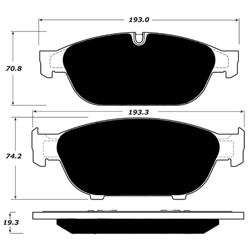 Porterfield Brake Pads for 2012 AUDI A7/A7 Quattro w/356mm Front Discs