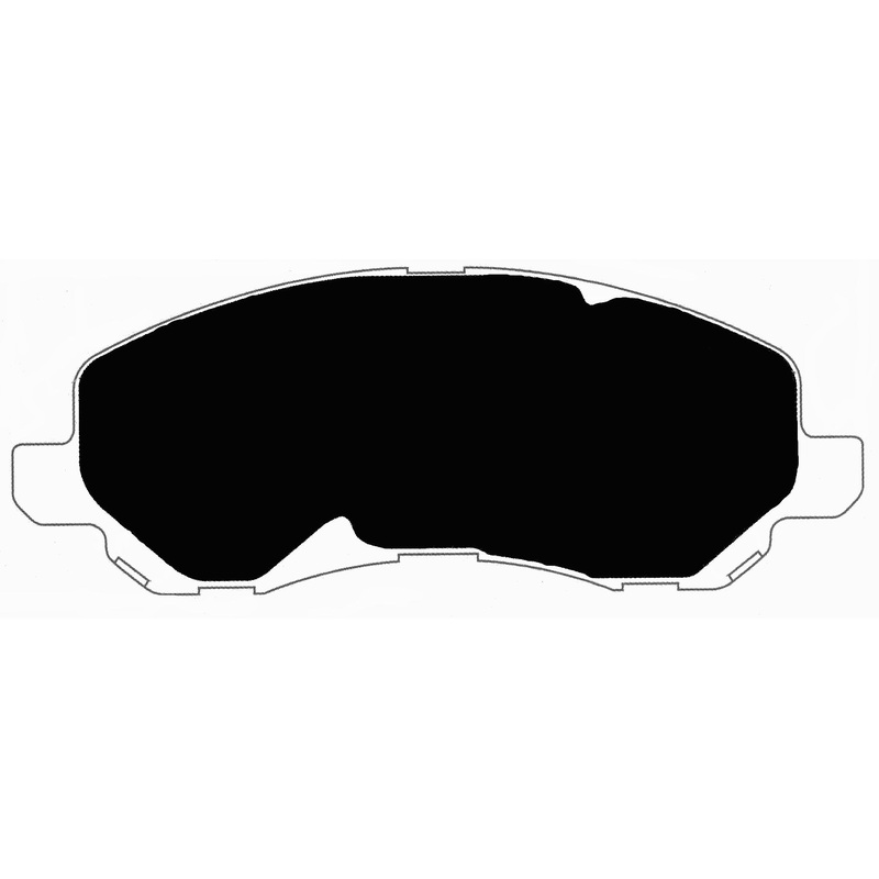 Porterfield Brake Pads for 2012 DODGE AVENGER 295mm Front or 302mm Rear Discs