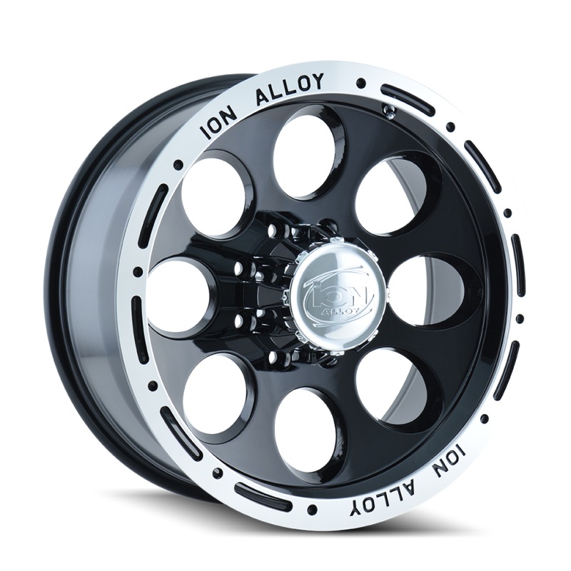 ION Type 174 16×10 / 5×114.3 BP / -38mm Offset / 83.82mm Hub Black/Machined Wheel