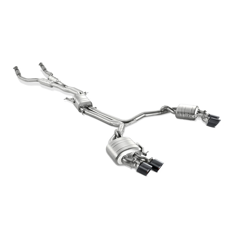 Akrapovic 13-17 Audi S6 Avant/Limousine (C7) Evolution Line Cat Back (Titanium) w/ Carbon Tips