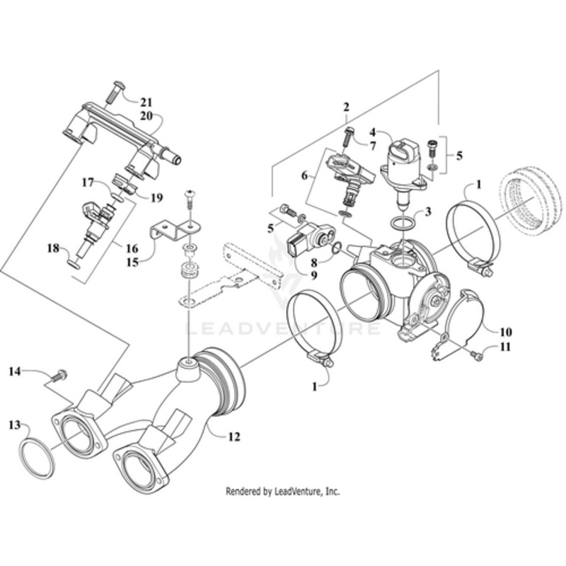 Fuel Injector (Rb 0470-884) (Inc. 17-18) by Arctic Cat