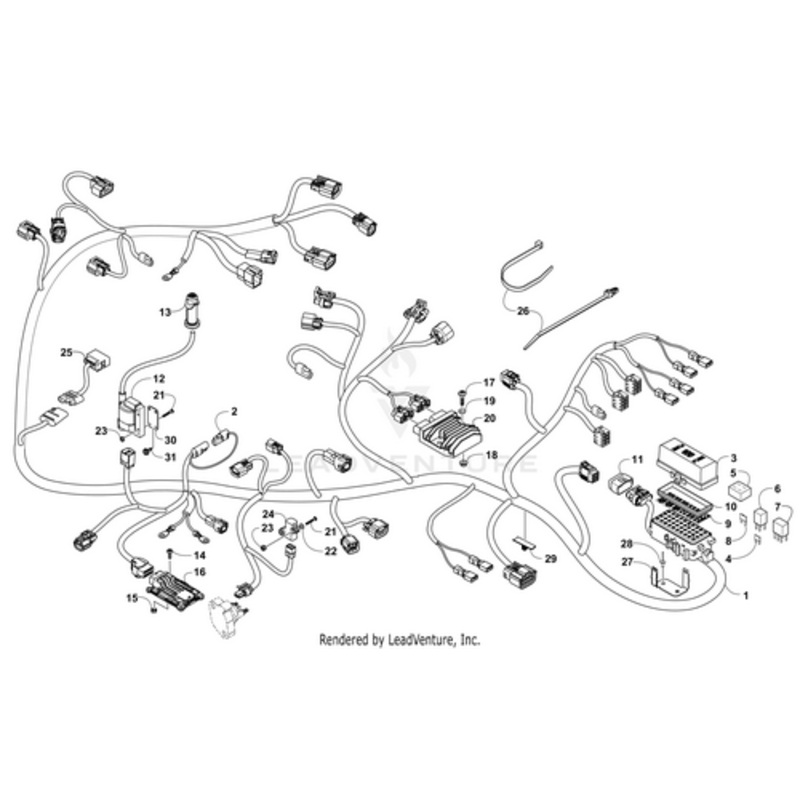 Fuse Block Decal by Arctic Cat