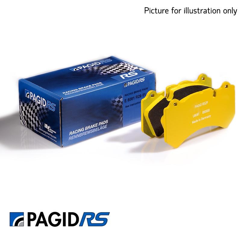 Pagid RS 29 Yellow Rear Brake Pads Lamborghini Gallardo 04+