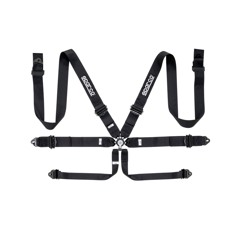 Sparco 6 Point 3″ Aluminum Seat Belt Harness