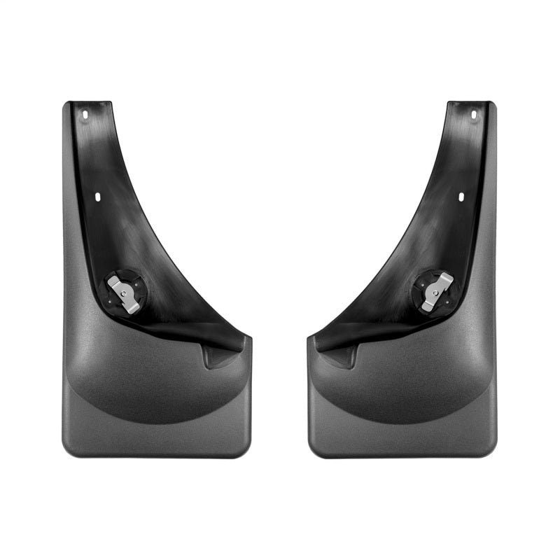 WeatherTech 21-22 Ford F-150 Raptor No Drill MudFlaps (Front + Mid + Rear Set) – Black