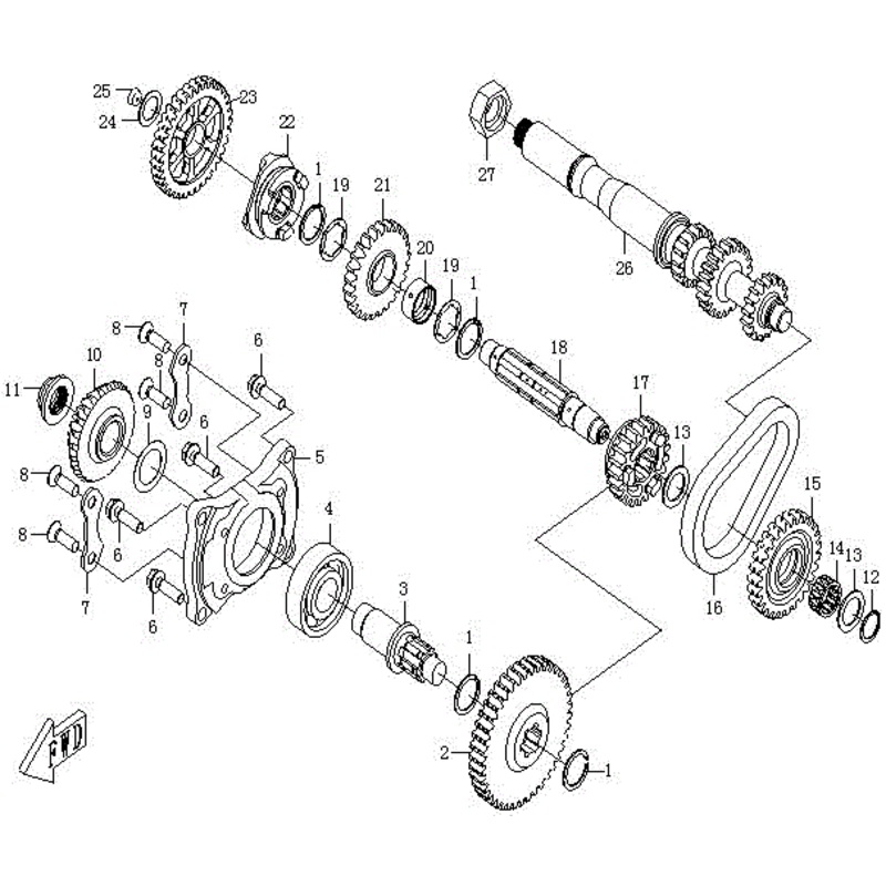 Drive Bevel Gear (Replaces 0180-062106) by CF Moto