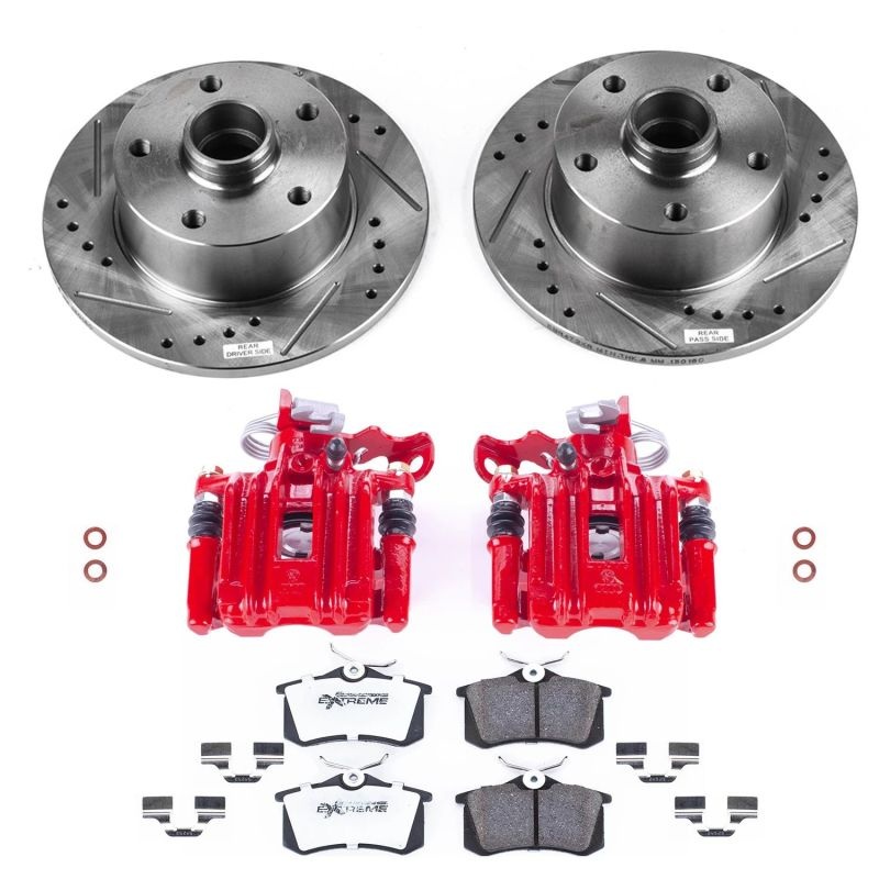 PowerStop Power Stop 98-01 Audi A4 Z26 Street Kit w/ Calipers – Rear