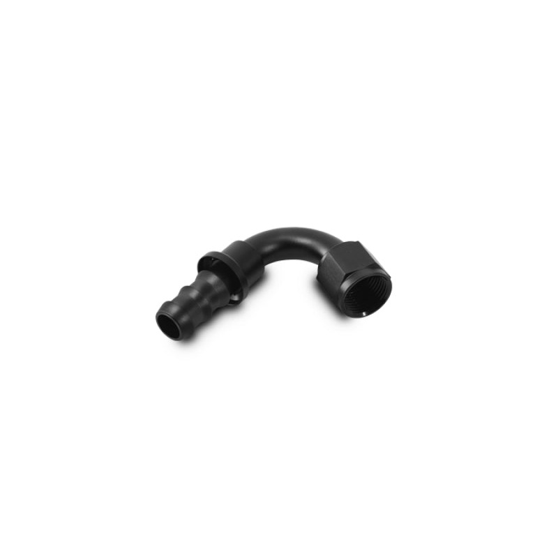 Vibrant Push-On 120 Degree Hose End Elbow Fitting – -10AN