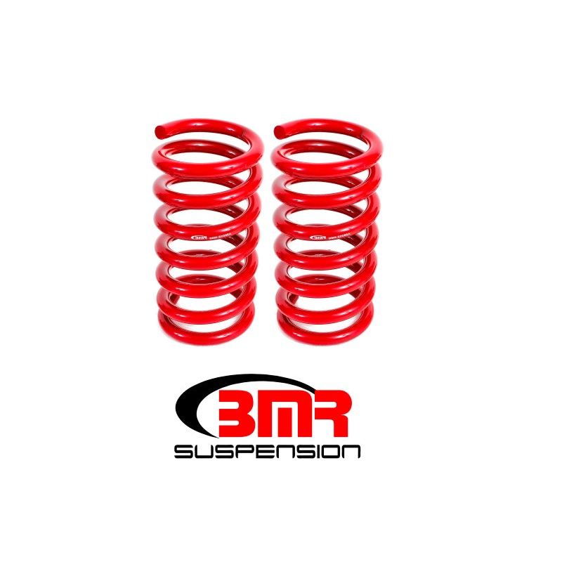 BMR 15-17 S550 Mustang Rear Drag Version Lowering Springs – Red