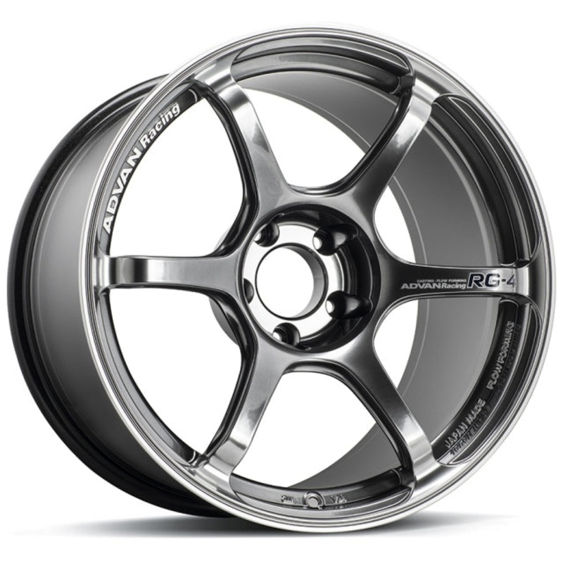 Advan RG-4 Wheel – 17×8.0 +54 | 5×114.3 | Racing Hyper Black & Ring