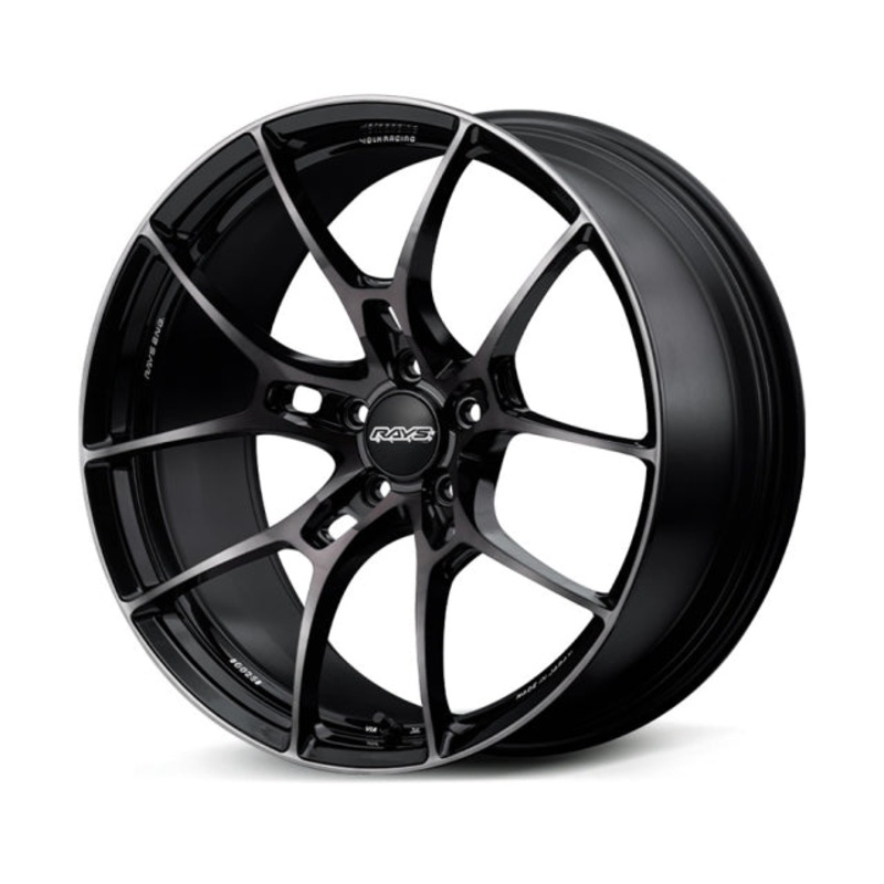 Volk Racing G025 LTD Wheel  – 18×8.0 +45 | 5×114.3 | Pressed Black Clear