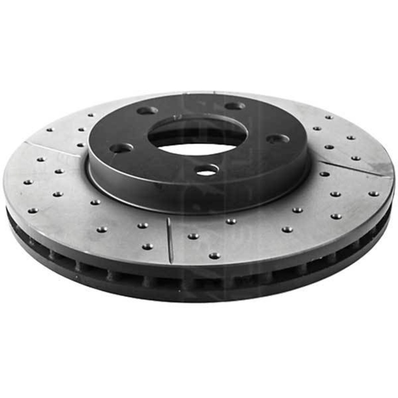 DBA Street Series X Drilled & Slotted Brake Rotor – Each – Front