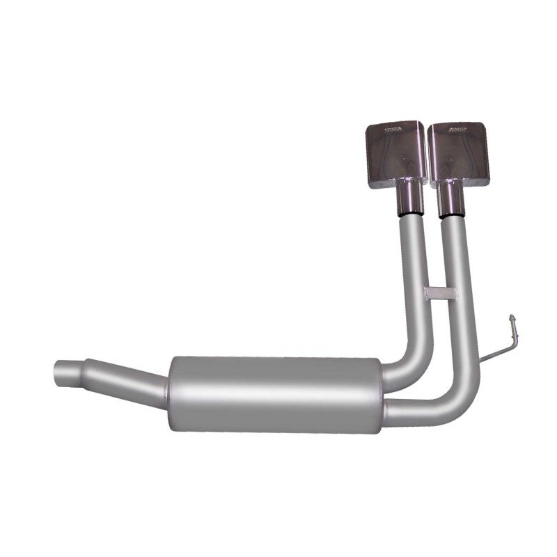 Gibson 2004 Ford F-150 XLT 4.6L 2.5in Cat-Back Super Truck Exhaust – Stainless