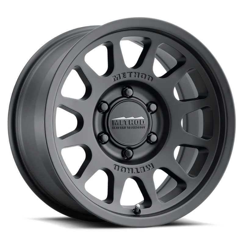 Method MR703 17×7.5 +50mm Offset 6×130 84.1mm CB Matte Black Wheel