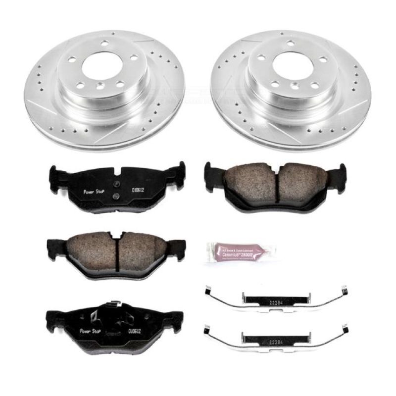 PowerStop Power Stop 11-13 BMW 328i Rear Z23 Evolution Sport Brake Kit