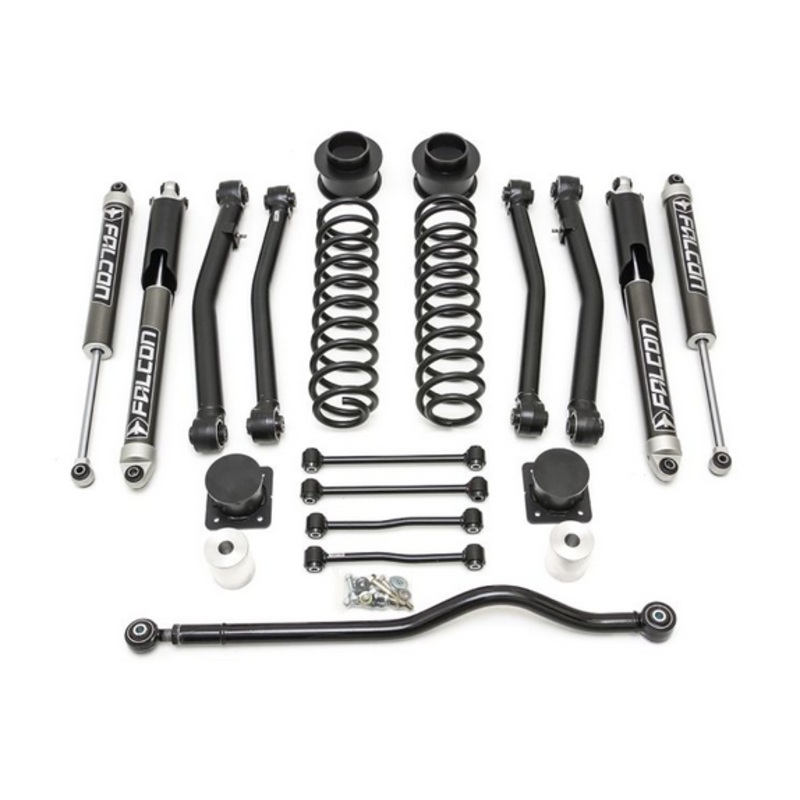 ReadyLift Terrain Flex Max 4-Arm Kit w/Falcon 2.1 Shocks 2020-2025 Jeep JT Gladiator (4″ Front/3″Rear)