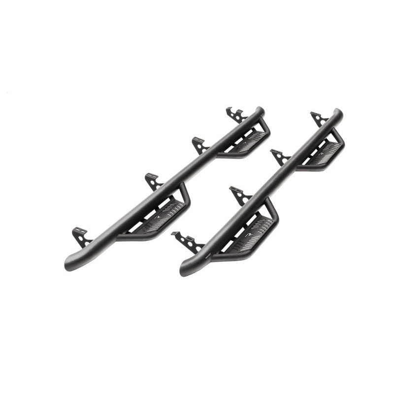 N-Fab Podium LG 09-17 Dodge Ram 1500 09-15.5 2500/3500/4500 Crew Cab – Tex. Black – 3in