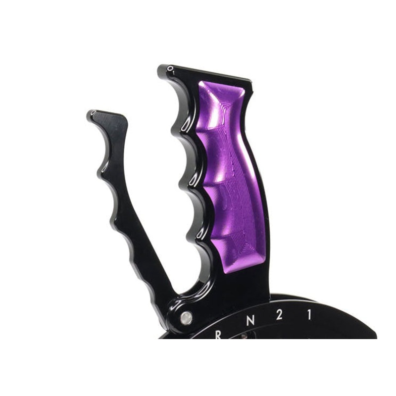 Operator Billet Grip Insert Set Purple Anodized 16-143-05