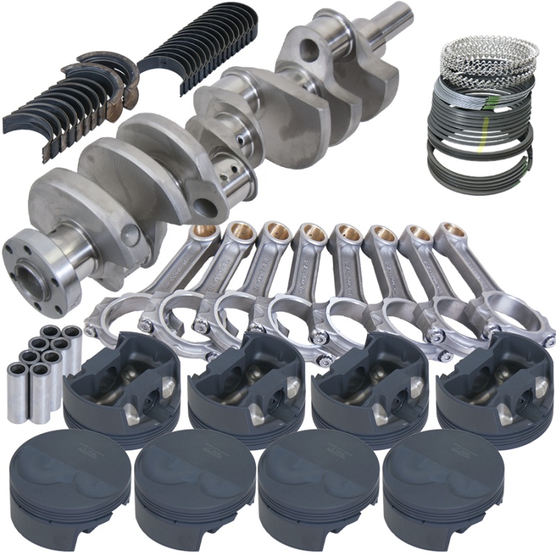 Eagle Ford 302 TW Heads 3.400in Crank 5.400in I-Beam Rods -6cc 4.030in Pistons Rotating Assembly