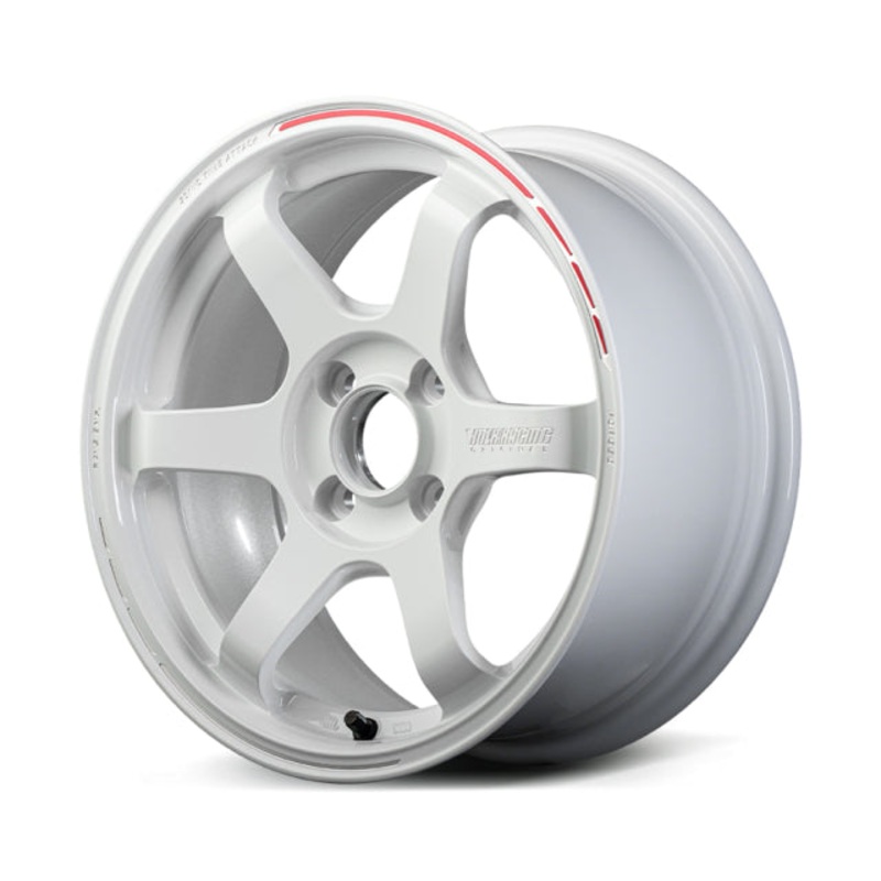 Volk Racing TE37 Sonic Time Attack Wheel  – 16×8.0 +26 | 4×100 |  White / REDOT