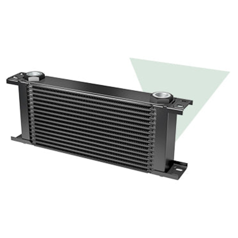 Setrab Series 9, 20 Row Oil Cooler, M22 Ports