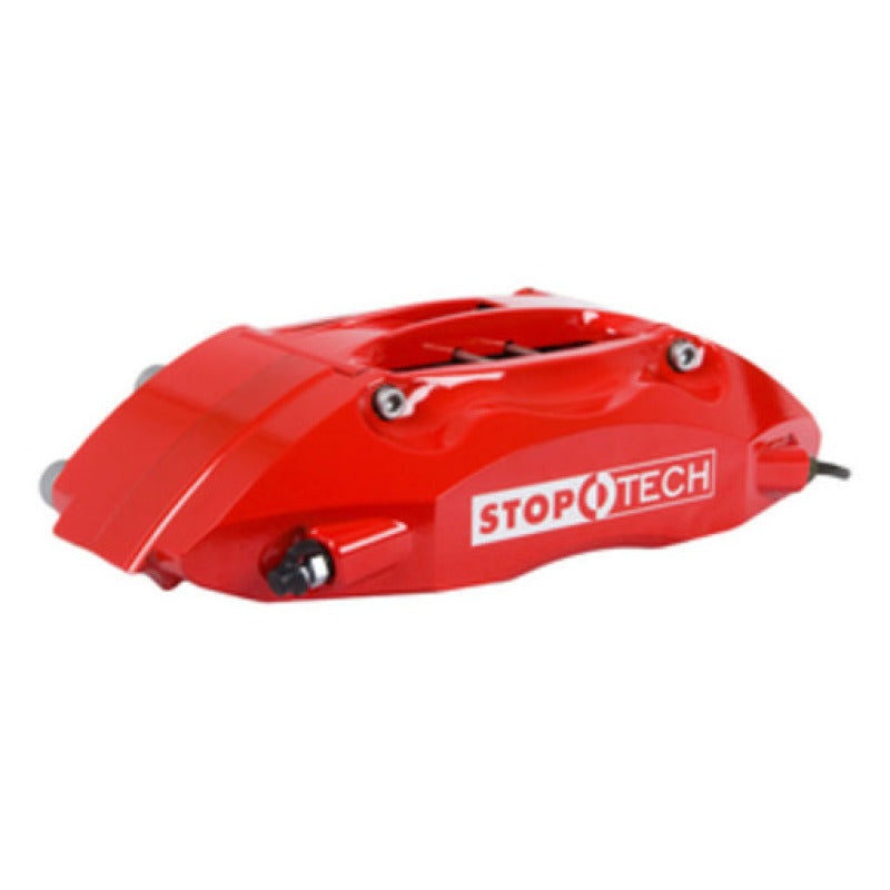 StopTech 91-94 Porsche 911 Rear Big Brake Kit w/ Red ST-40 Calipers Drilled 332x32mm Rotors
