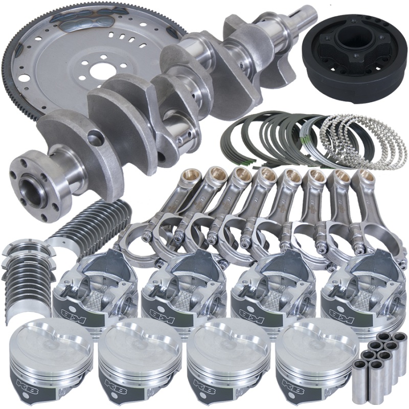 Eagle Ford 302 3.400in Crank 5.400in I-Beam Rod -16cc 4.060in Pistons 164 Tooth FW Balanced Assembly