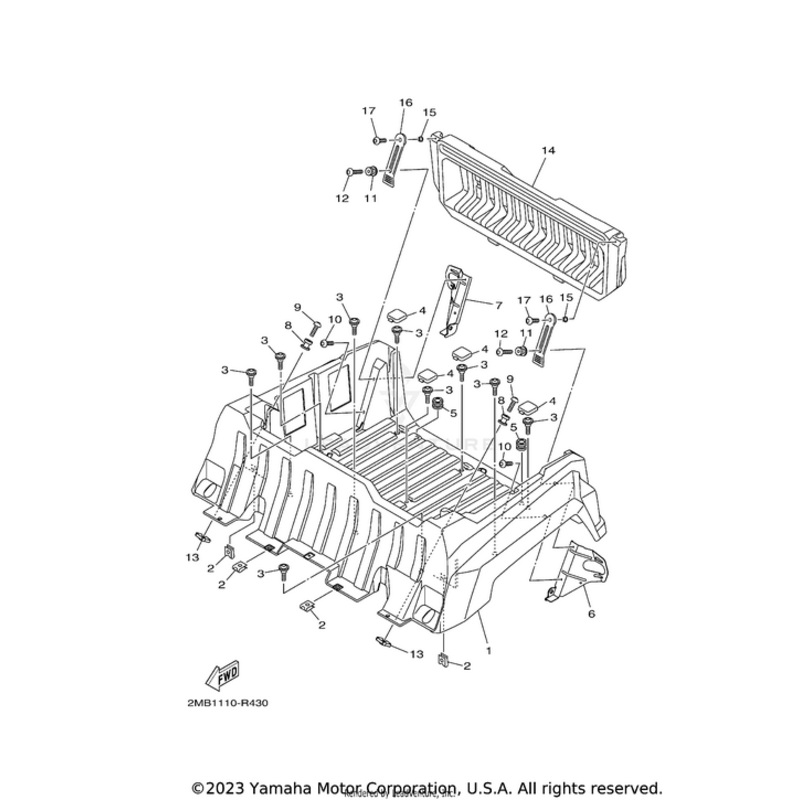 Latch Holder by Yamaha