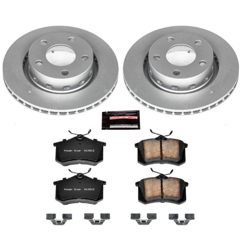 PowerStop Power Stop 02-04 Audi S6 Rear Z23 Evolution Sport Coated Brake Kit