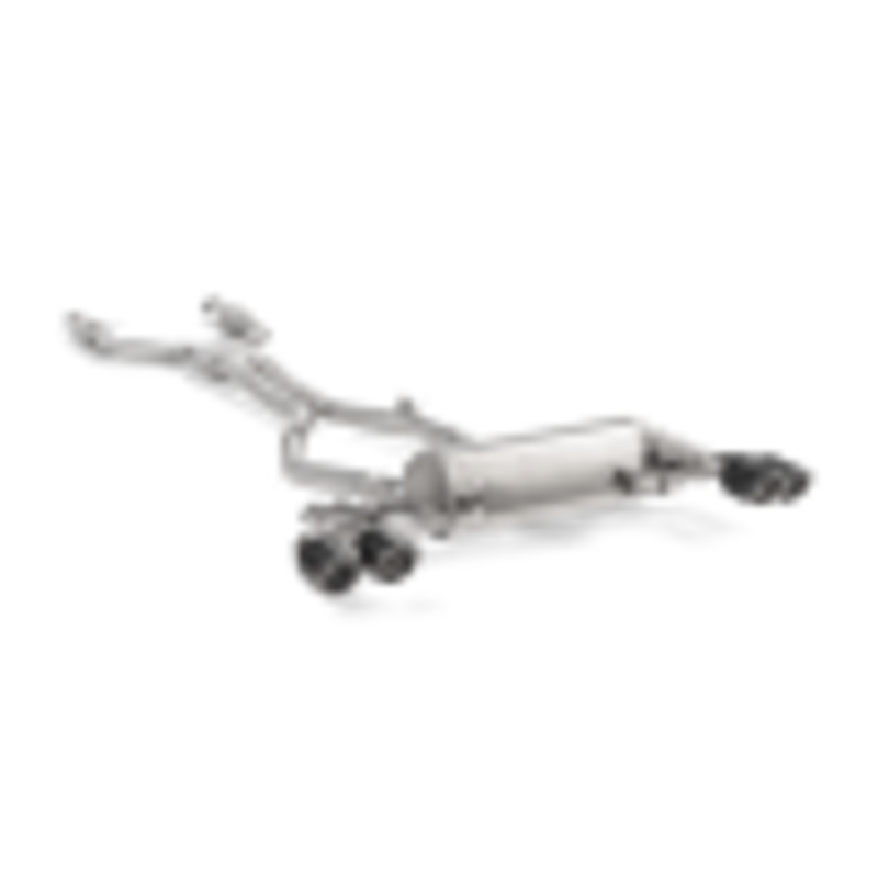 Akrapovic 17-19 Alfa Romeo Giulia Quadrifoglio Evolution Link Pipe Set (Titanium)