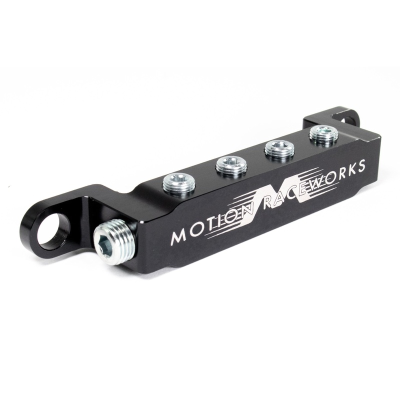 Motion Raceworks Vacuum Boost Reference Billet Aluminum Distribution Block 18-10020