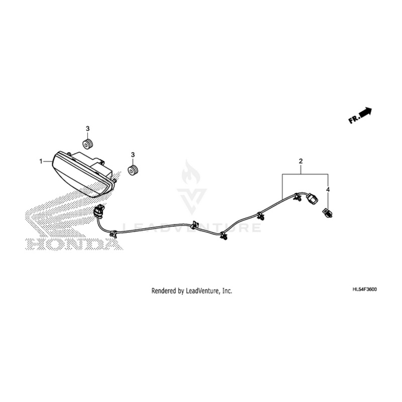 Sub-Wire, Taillight & Stop by Honda