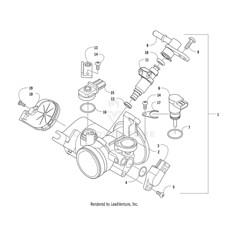 Throttle Body-Assy By Arctic Cat