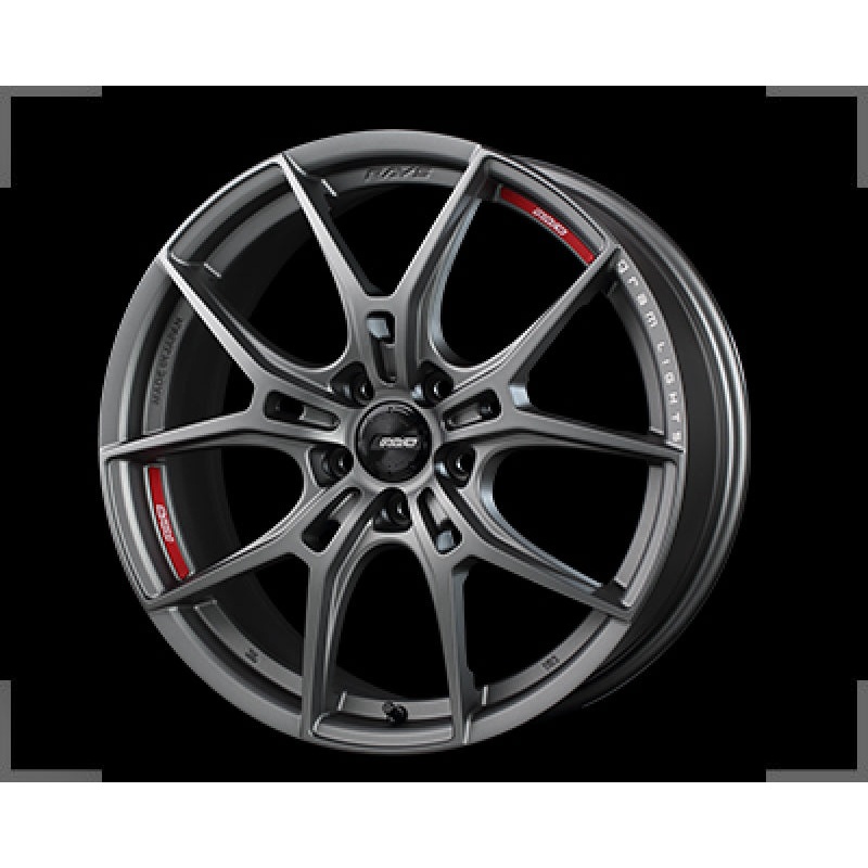 Gram Lights 57FXZ Overseas 19×8.5 +45 5-114.3 Matte Graphite w/Machining Wheel
