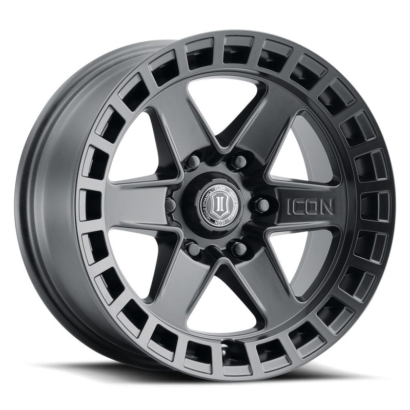 ICON Alloys Raider 17″ 6×139.7 Satin Black