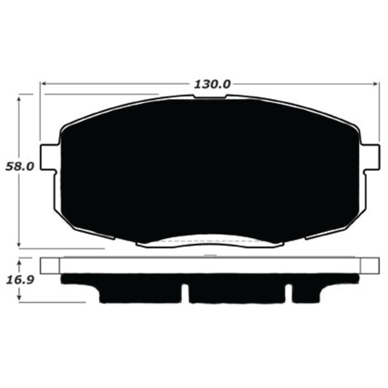 Porterfield Brake Pads for 2010 KIA FORTE 2.4L