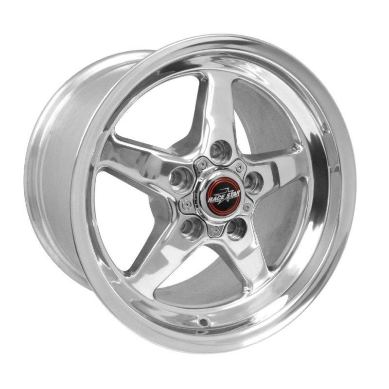 Race Star 92 Drag Star 15×10.00 5×4.50bc 7.25bs Direct Drill Polished Wheel