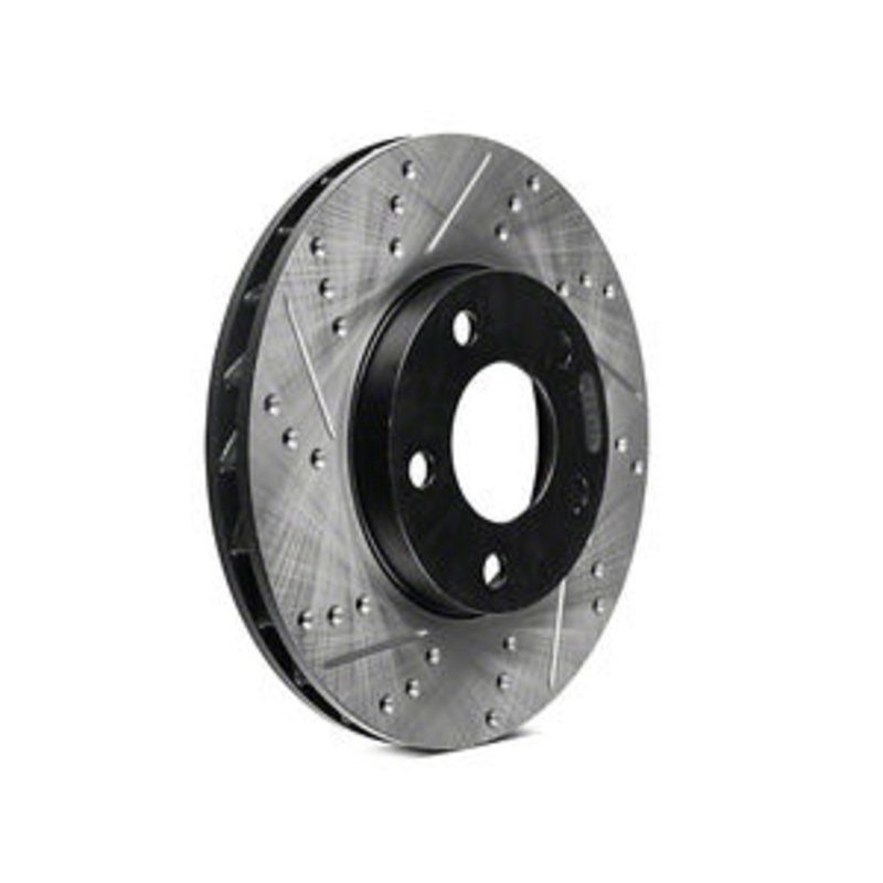 StopTech Porsche Cayenne Slotted & Drilled Front Right Brake Rotor
